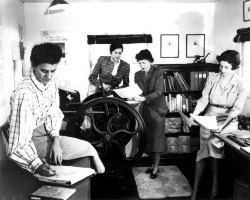 Mid-century women printers